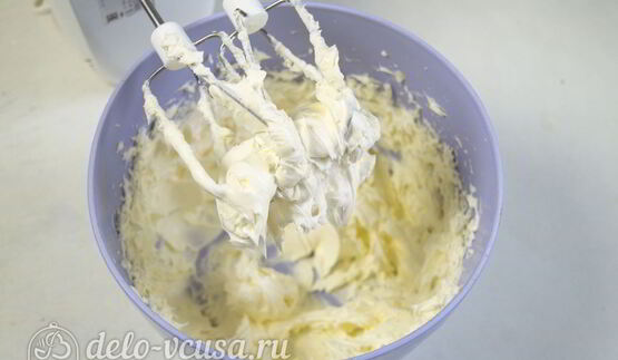 бисквитный торт с творожным кремом