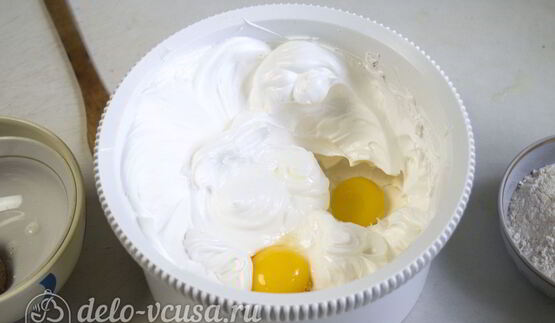 бисквитный торт с творожным кремом