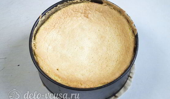 бисквитный торт с творожным кремом