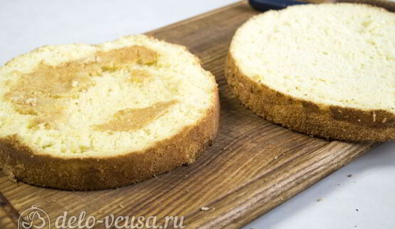 бисквитный торт с творожным кремом