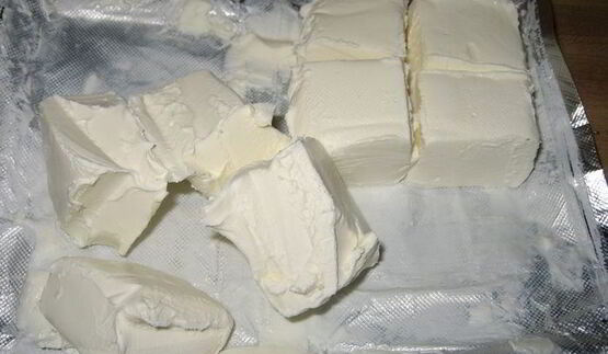 двухслойный сырный торт