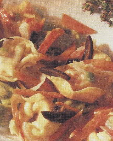 Рецепт грибных тортеллиней с пармскима окорокома