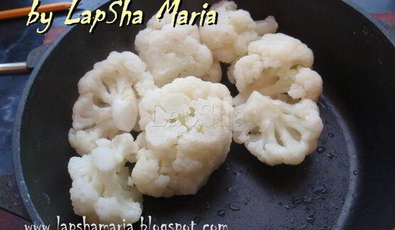 куриный слоеный торт с грибами и цветной капустой