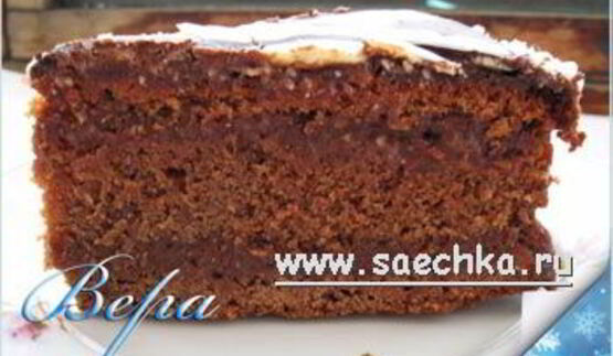 польский шоколадный торт с тигренком
