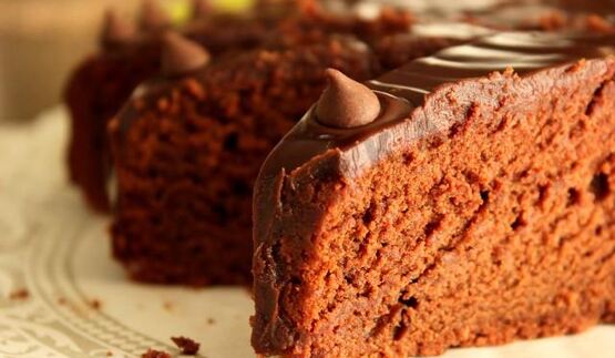 шоколадно-свекольный торт