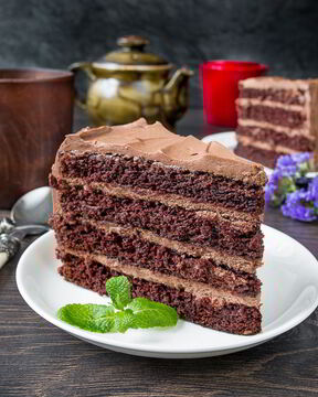 Шоколадный-шоколадный торт