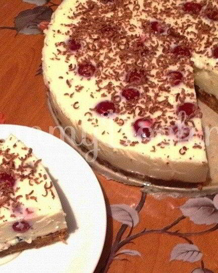 Рецепт торта аля-чизкейк без выпечки со сгущенным молоком