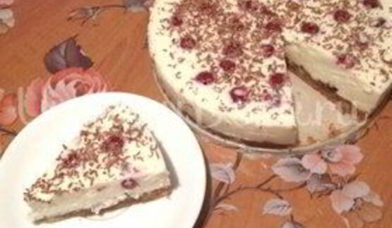 торт аля-чизкейк без выпечки со сгущенным молоком