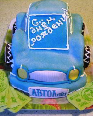 Торт Автомобиль