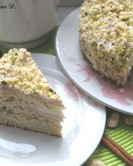 Рецепт торта бисквитного со сливочно-фруктовым кремом хрустальная донна