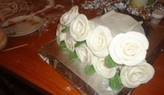 торт букет цветов