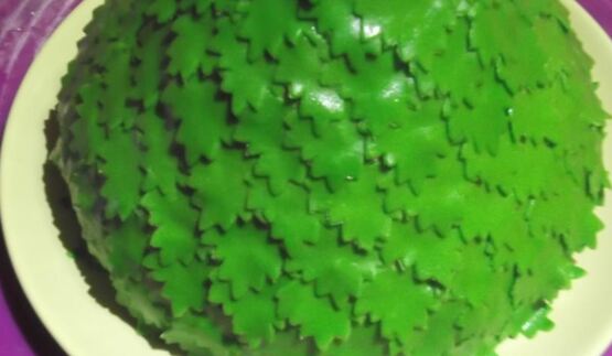 торт елочка