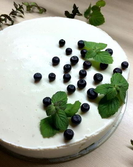 Рецепт торта из творога и желатина без выпечки