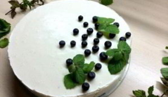 торт из творога и желатина без выпечки