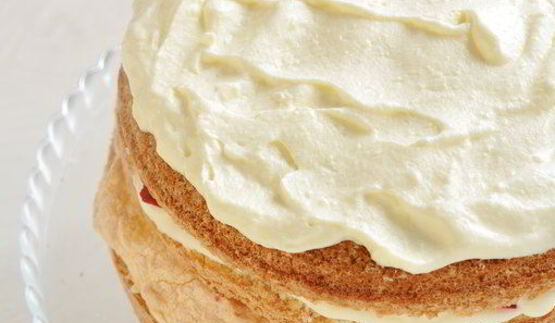 торт клубника со сливками