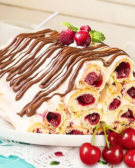 Рецепт торта монастырская изба с вишней и шоколадом