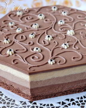 Торт-мусс Три шоколада