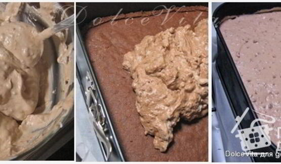 торт-мусс три шоколада