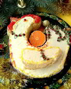 Торт Петушок новогодний