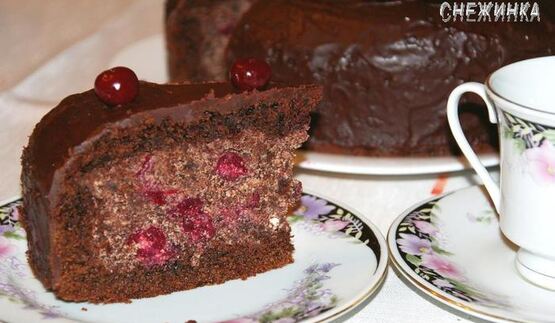 торт пьяная вишня