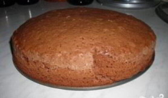 торт с консервированными персиками