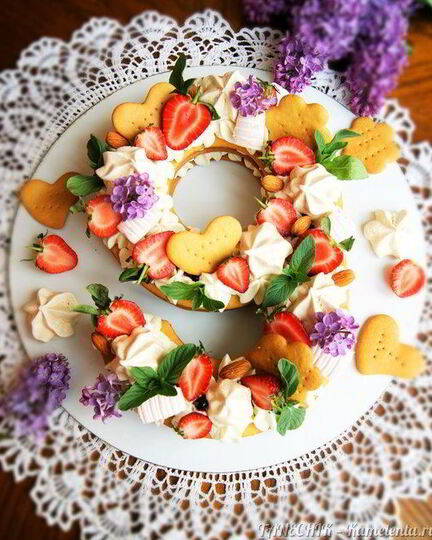 Рецепт торта цифры