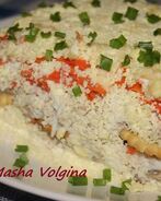 Торт закусочный с крекерами