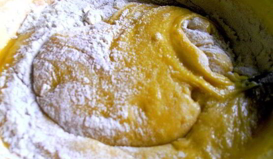 яблочный медовик