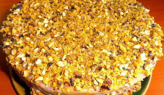 яблочный медовик