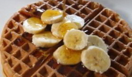 бананово-ореховые вафли