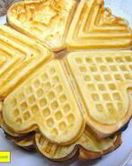 Домашние венские вафли с ванилью