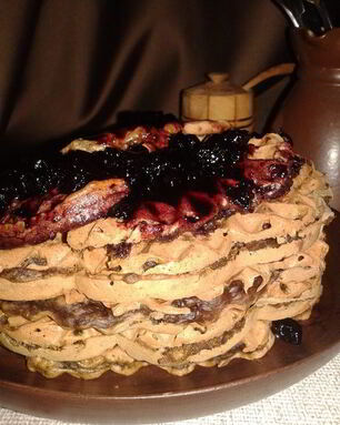 Пряные свекольные вафли