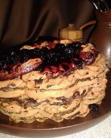 Рецепт пряных свекольных вафель