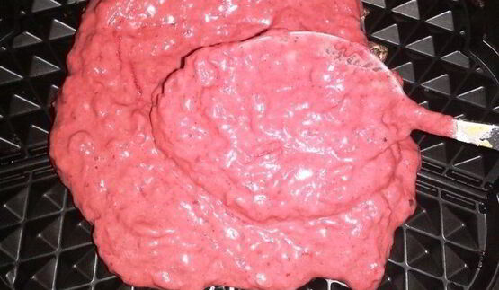 пряные свекольные вафли