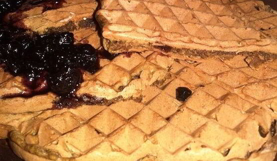 пряные свекольные вафли