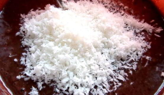 шоколадные вафли с кокосом