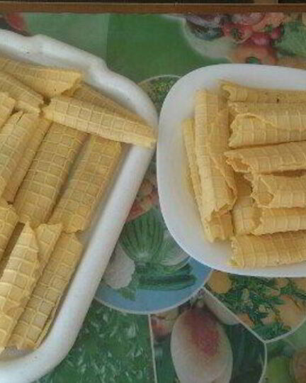 Рецепт вафельных трубочек со сгущенкой