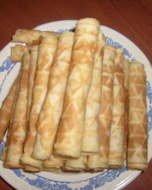 Вафельные трубочки