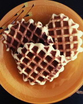 Вафли на дрожжевом тесте