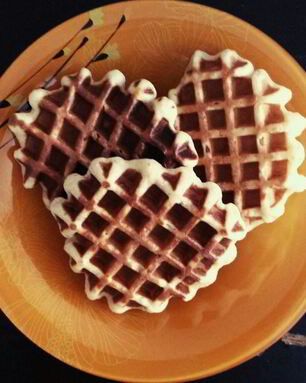 Вафли на дрожжевом тесте