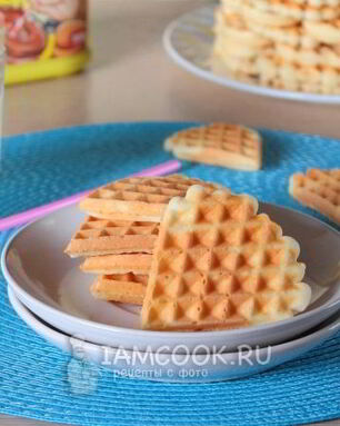 Вафли песочные