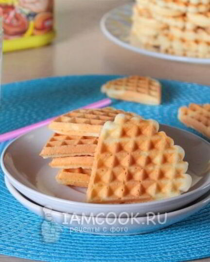 Рецепт вафель песочных