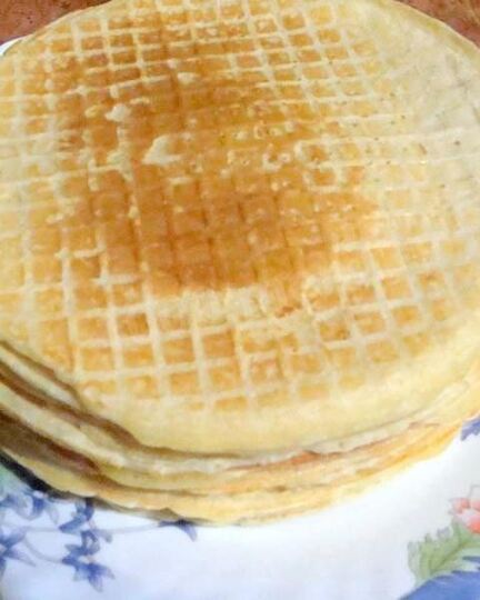 Рецепт ванильных вафель