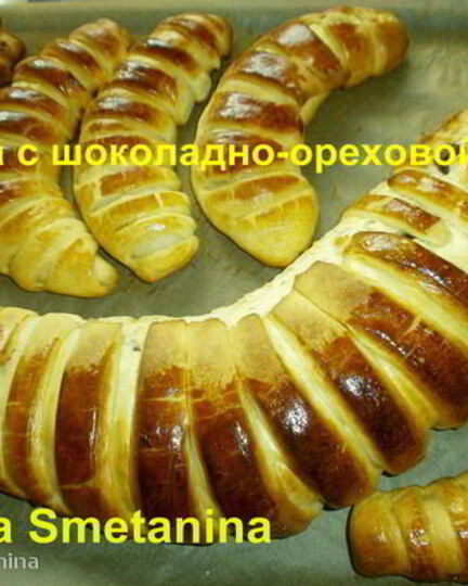 Рецепт выпечки с шоколадно-ореховой пастой