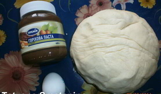 выпечка с шоколадно-ореховой пастой