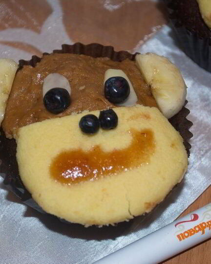 Рецепт выпечки в виде обезьянки