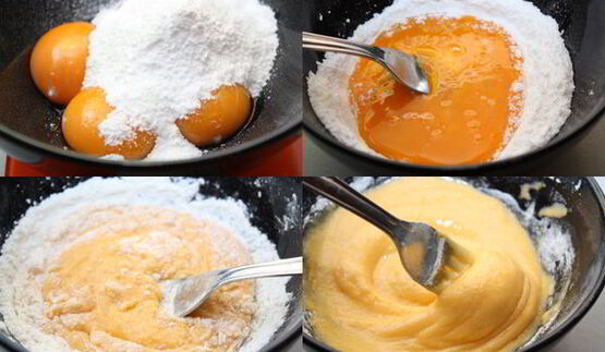 круглые эклеры с заварным кремом