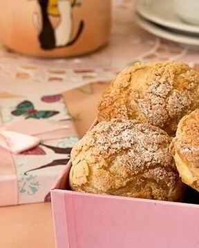 Профитроли с кракелином