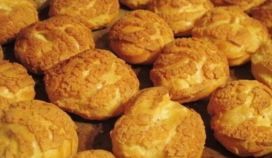 профитроли с кракелином