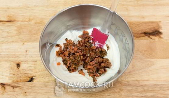 профитроли с семгой и сливочным сыром